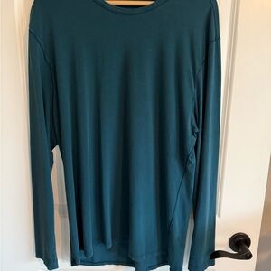 Lululemon Teal Long Sleeve Performance Top XL